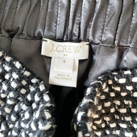 J. Crew Pencil Skirt in Warm Cozy Woven Fabric with Metallic Thread and Pockets - Picture 5 of 7